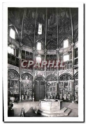Carte Postale Ancienne Parma Interne du Baptistere