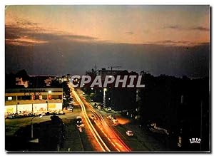 Carte Postale Moderne Congo Pointe Noire vue de nuit