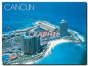 Carte Postale Moderne Cancun Q Roo Mexico Hôtels Camino Real Y Hyatt Regency En la Costa Turquesa...