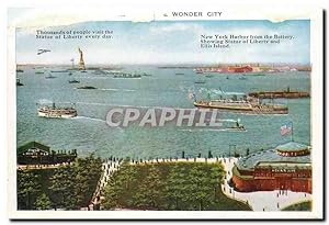 Carte Postale Moderne New York Harbor from the Battery Financial District