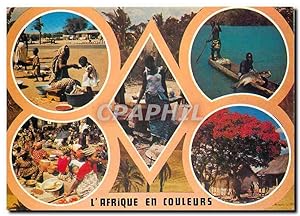 Carte Postale Moderne Afrique en Couleurs