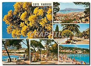 Carte Postale Moderne Souvenir de la Cote Varoise Toulon Carqueiranne Le Lavandou Hyeres La Capte