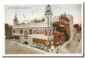 Carte Postale Moderne The Hippodrome New York Panorama of Lower Manhattan and Bay from top of Woo...