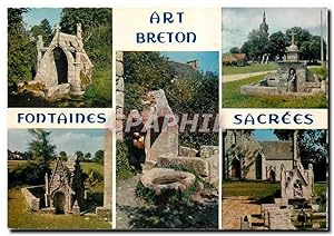 Carte Postale Moderne Art Breton Fontaines Sacrees Saint Venec Berven Le Drennec Saint Tugen Sain...