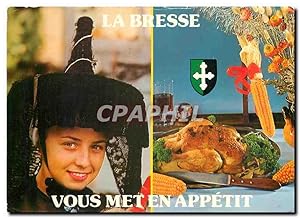 Carte Postale Moderne La Bresse vous met en appetit Folklore