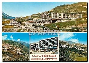 Carte Postale Ancienne Les Hautes Alpes Orcieres Merlette vue panoramique
