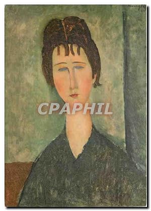 Carte Postale Moderne Modigliani 1884 1920 Fanciulla bruna