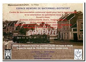 Carte Postale Moderne Watermael Boitsfort La Place