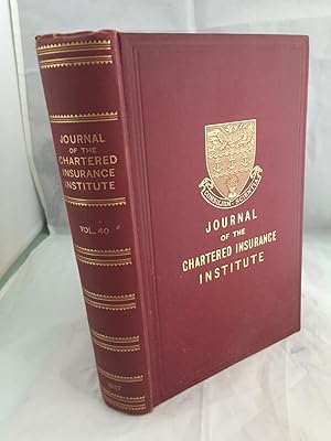 The Chartered Insurance Institute Journal 1937