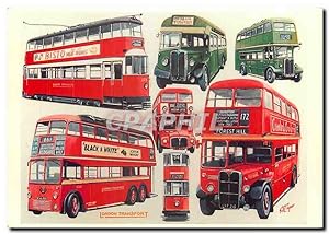 Carte Postale Moderne London's transport at the start of the new decade