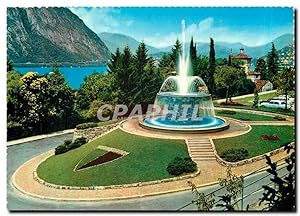 Carte Postale Moderne Campione d'Italia La Fontana Le lac de Lugano