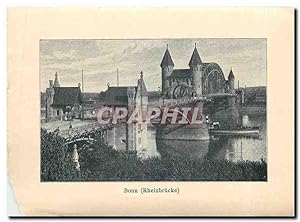 Carte Postale Moderne Bonn (Rheinbruecke)