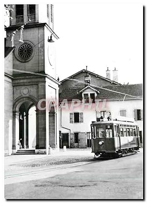 Carte Postale Moderne Au Petit-Saconnex peu avant la transformation de la ligne 3 en trolleybus (...