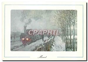 Carte Postale Moderne Train Monet