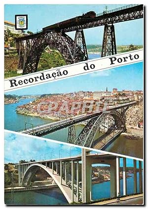 Carte Postale Moderne Pontes sobre a Rio Douro