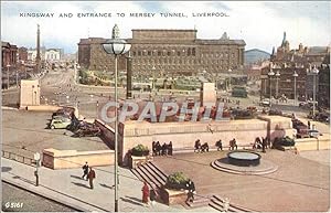Carte Postale Moderne LIVERPOOL KINGSWAY AND ENTRANCE TO MERSEY TUNNEL