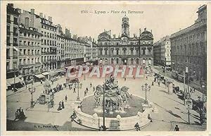 Carte Postale Ancienne Lyon Place des Terreaux