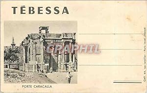 Carte Postale Ancienne TEBESSA PORTE CARACAILA
