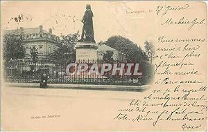 Carte Postale Ancienne STATUE DE JORDAN Limoges
