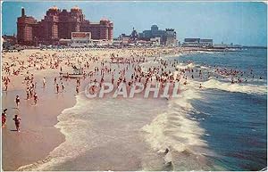 Carte Postale Ancienne Atlantic City Surf Bathing and Ocean Front at the World Famous Beach