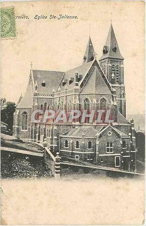 Carte Postale Ancienne Eglise Ste Julienne Verviers