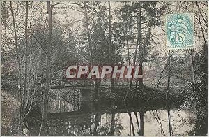 Carte Postale Ancienne Isle Adam Parc de la Commanderie Font Rostique