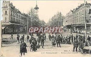 Carte Postale Ancienne Toulouse Allées Jean Jaures