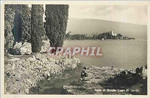 Carte Postale Ancienne Isola di Garda Lago di Garda