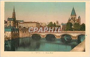 Carte Postale Ancienne Metz La Moyeu Pont