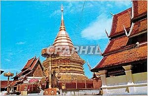 Carte Postale Moderne Chodee of Phrathat on the top of Mountain Dol Suthep at Chiengmal north Tha...