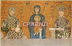 Carte Postale Moderne Byzantin mosaic from Saint Sophia Museum Istanbul Turkey
