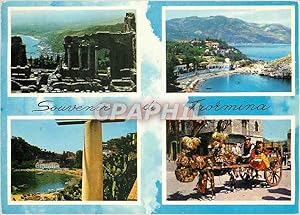 Carte Postale Moderne Souvenir de Taormina