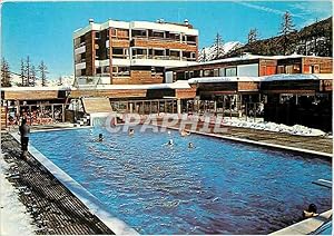 Carte Postale Moderne Les Hautes Alpes Vars les Claux Le Point Show La Piscines