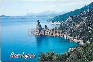 Carte Postale Moderne Sardegna Isola Magica le Coste Sardegna Italy