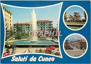 Carte Postale Moderne Piemonte Turistico Cuneo Piazza Europa Monumento