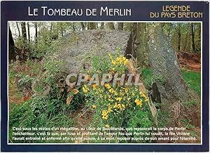 Carte Postale Moderne Couleurs de Bretagne Legende du Pays Breton (forêt de Broceliande)
