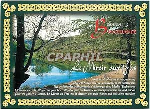 Carte Postale Moderne Legende du Pays Breton(forêt de Broceliande) Le Miroir aux Fees