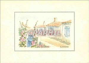 Carte Postale Moderne D'Apres Aquarelle Originale D Lebeau