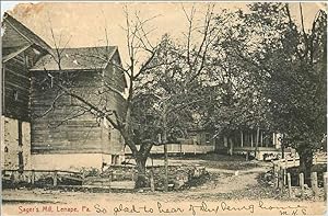 Carte Postale Ancienne Sager's mill Lenape PA