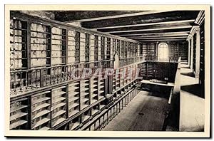 Carte Postale Ancienne Monastère de la Grande chartreuse La bibliotheque Library