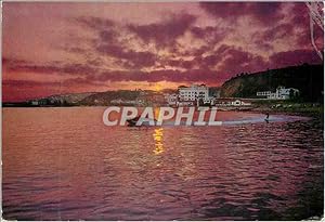 Carte Postale Moderne Arenys de Mar Coucher de soleil sur le port Ski nautique