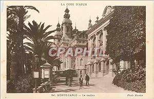 Carte Postale Ancienne Monte Carlo Le casino