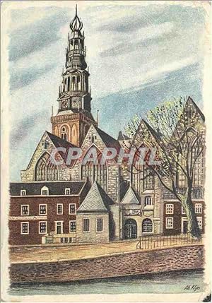 Carte Postale Ancienne Kern uitgave haalern hollande Vieille église
