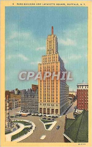 Carte Postale Ancienne Band Building and Lafayette Square Buffalo