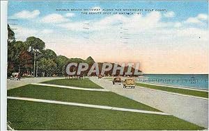 Carte Postale Moderne Double Beach Driveway Along the Mississippi Gulf Coast The beauty spot of A...