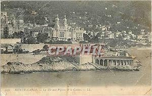 Carte Postale Ancienne Monte-carlo le Tir aux-Pigeons et le Casino