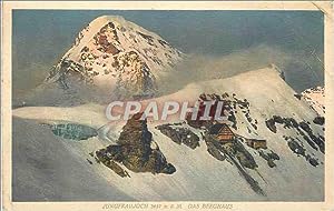 Carte Postale Ancienne Jungfraujoch das Berghaus