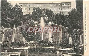 Carte Postale Ancienne Tivoli Villa d'Este Lo scalone che conduce al Palazzo