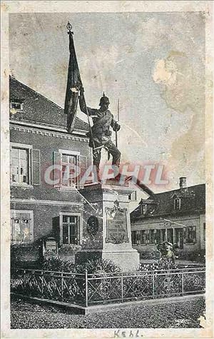 Carte Postale Ancienne Kehl a Rh Kriegerdenkmal
