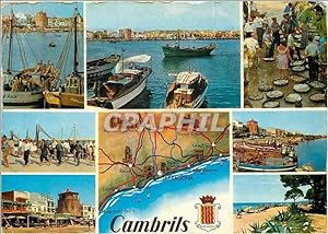 Carte Postale Moderne Cambrils Tarragona Divers aspects de la ville